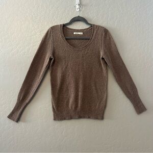 ⭐️Old Navy womens long sleeve brown sweater size medium